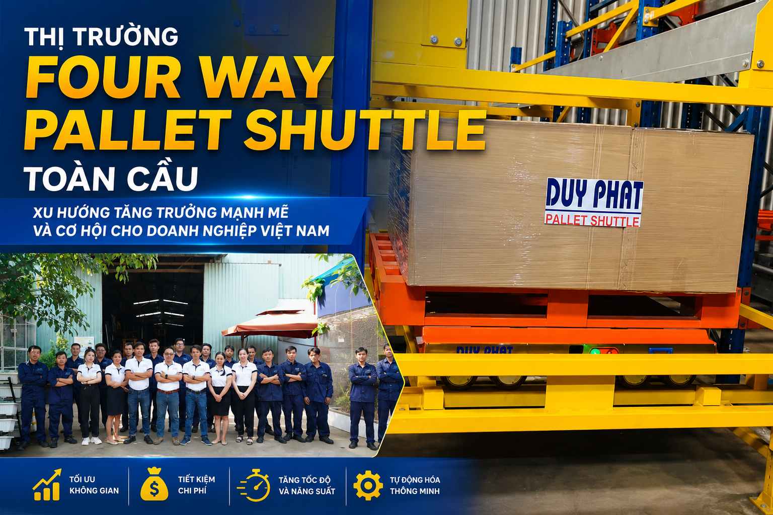 Four Way Pallet Shuttle
